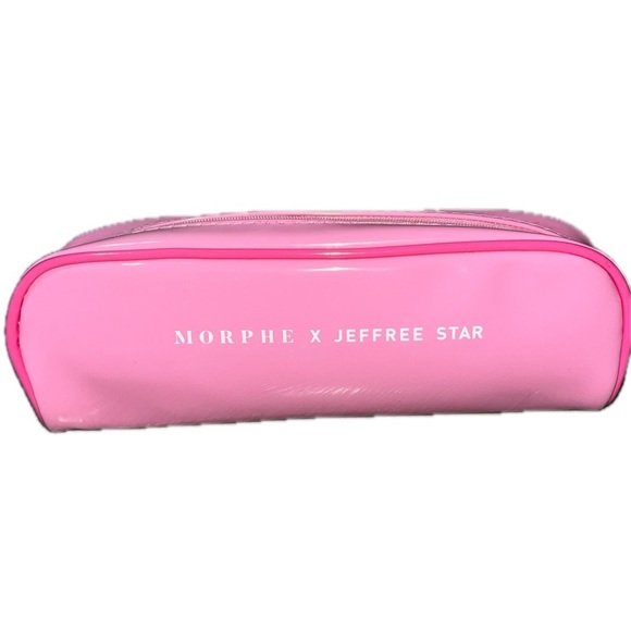 Morphe X Jeffree Star Brush Bag Pink Cosmetic Zip Pouch Superstar (BAG ONLY) - Picture 10 of 11